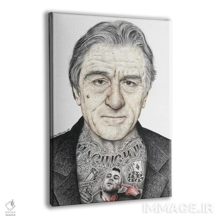 تابلو دکوراتیو دی نیرو اصلی اثر اینکد آیکونز - نمای پرسپکتیو محصول