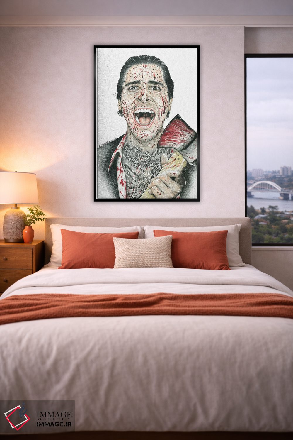 تابلو دکوراتیو روانی آمریکایی اثر اینکد آیکونز - D4B