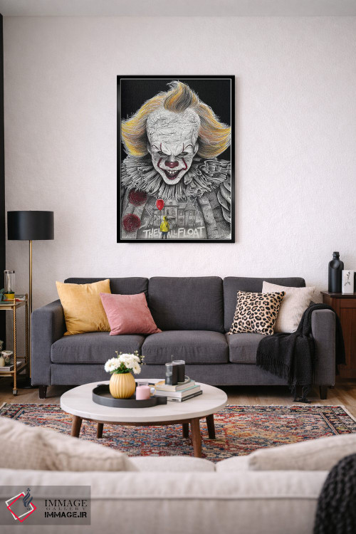 تابلو دکوراتیو آن روی سیاه اثر اینکد آیکونز - D2B