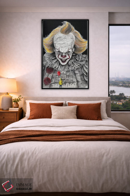 تابلو دکوراتیو آن روی سیاه اثر اینکد آیکونز - D3B