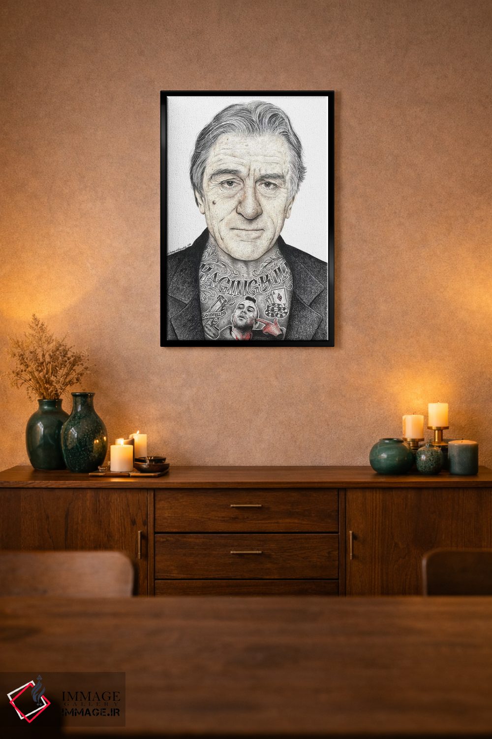 تابلو دکوراتیو دی نیرو اصلی اثر اینکد آیکونز - D2B