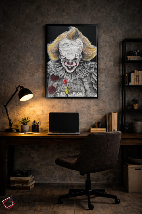 تابلو دکوراتیو آن روی سیاه اثر اینکد آیکونز - D5B