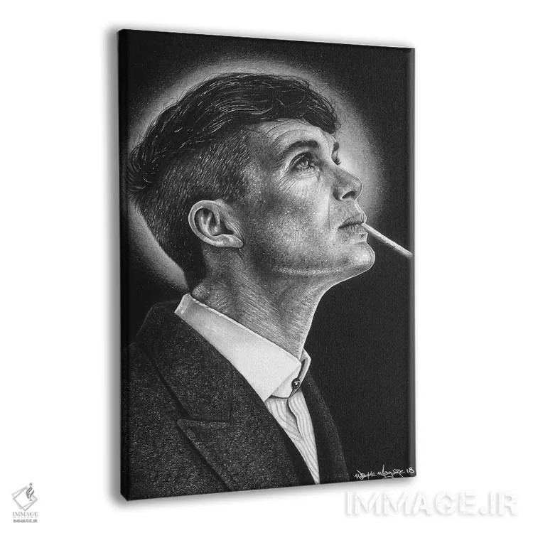 تابلو دکوراتیو تامی اثر اینکد آیکونز - نمای پرسپکتیو محصول