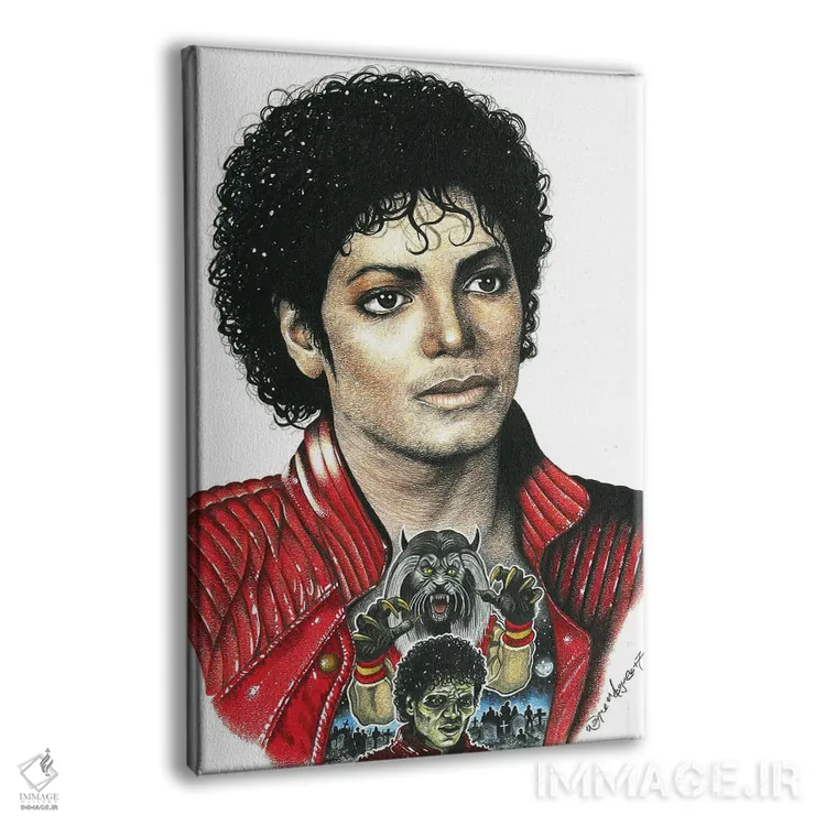 تابلو دکوراتیو تریلر - ام جی اثر اینکد آیکونز - نمای پرسپکتیو محصول