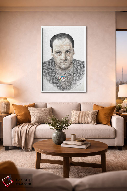 تابلو دکوراتیو تونی سوپرانو اثر اینکد آیکونز - D1W