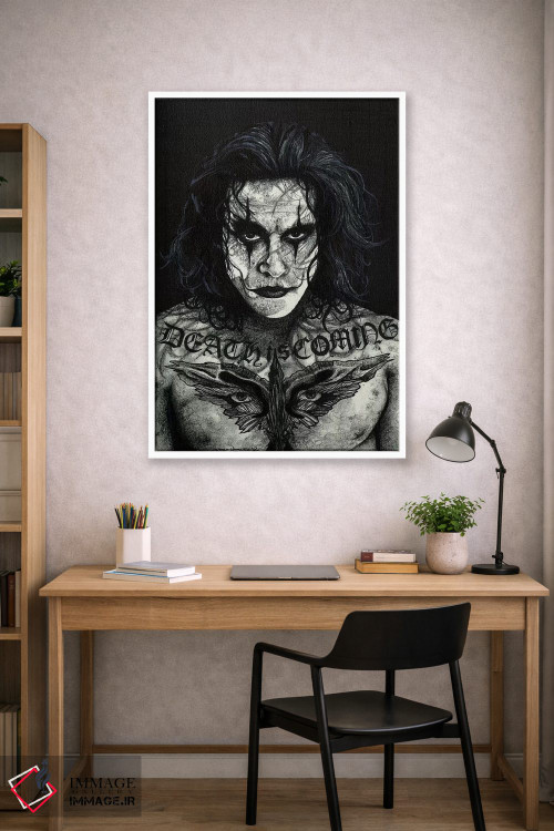 تابلو دکوراتیو کلاغ اثر اینکد آیکونز - D1W