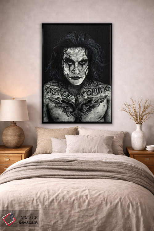 تابلو دکوراتیو کلاغ اثر اینکد آیکونز - D2B