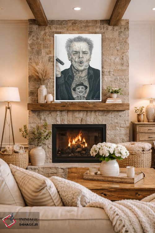 تابلو دکوراتیو نیکلسون اصلی اثر اینکد آیکونز - D1W