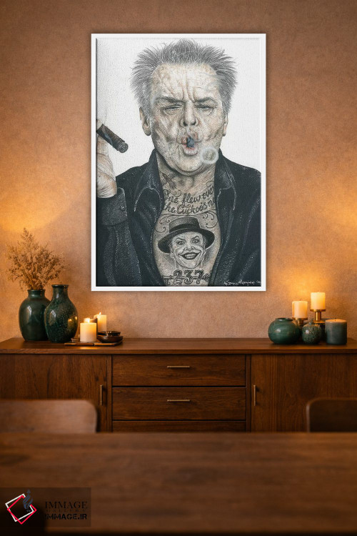 تابلو دکوراتیو نیکلسون اصلی اثر اینکد آیکونز - D2W