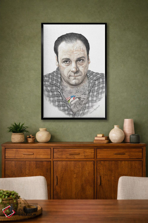 تابلو دکوراتیو تونی سوپرانو اثر اینکد آیکونز - D2B