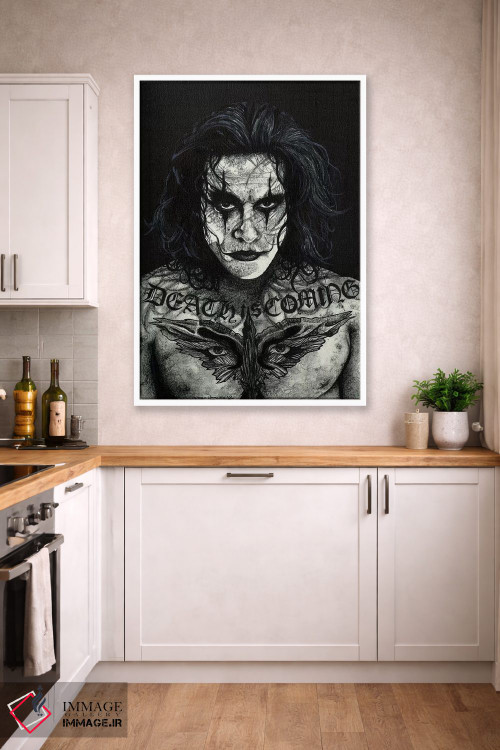 تابلو دکوراتیو کلاغ اثر اینکد آیکونز - D4W