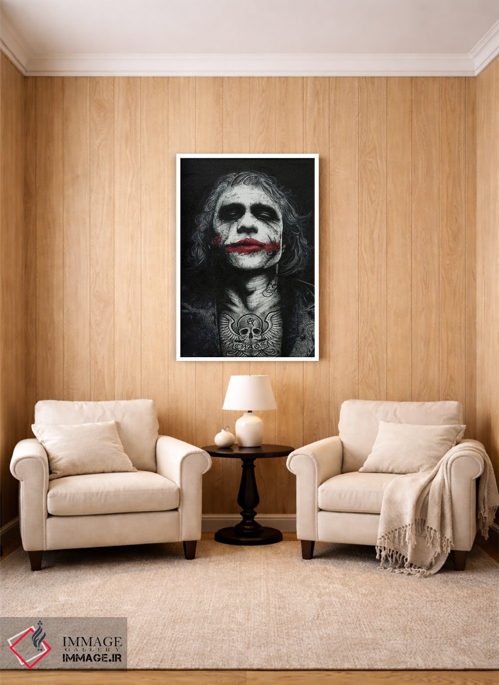 تابلو دکوراتیو جوکر اثر اینکد آیکونز - D2W