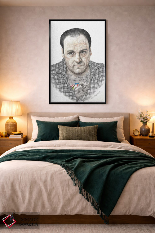 تابلو دکوراتیو تونی سوپرانو اثر اینکد آیکونز - D4B