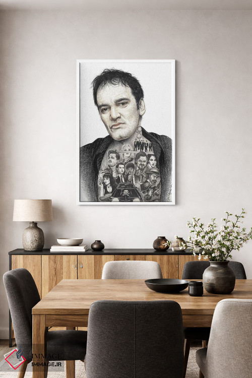 تابلو دکوراتیو تارانتینو اثر اینکد آیکونز - D3W