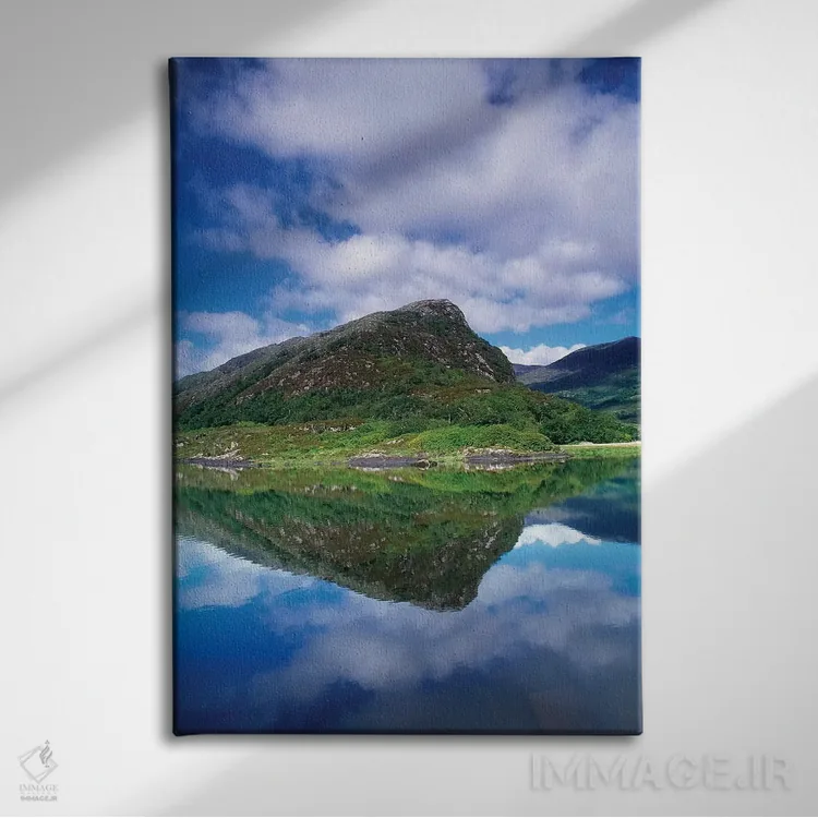 تابلو دکوراتیو آشیانه عقاب، پارک ملی کیلارنی، شهرستان کری، ایرلند؛… اثر ایریش ایمیج کالکشن - نمای روبهرو روی دیوار