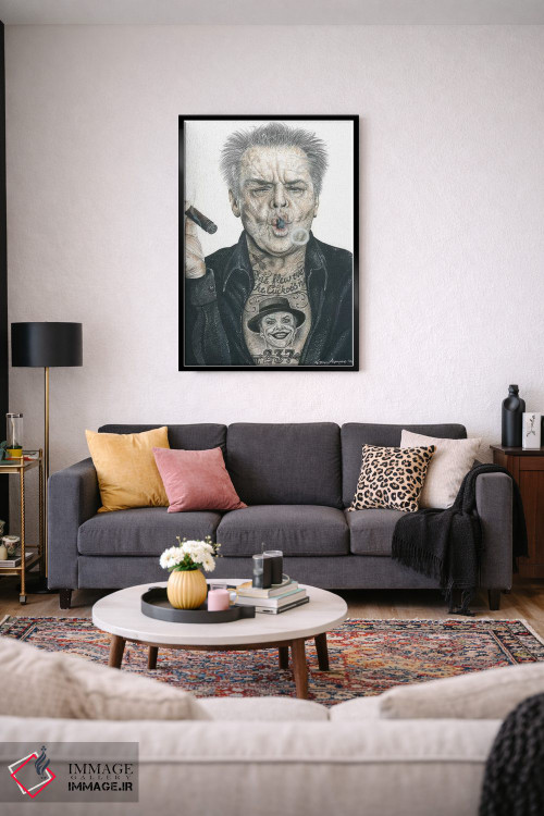 تابلو دکوراتیو نیکلسون اصلی اثر اینکد آیکونز - D5B