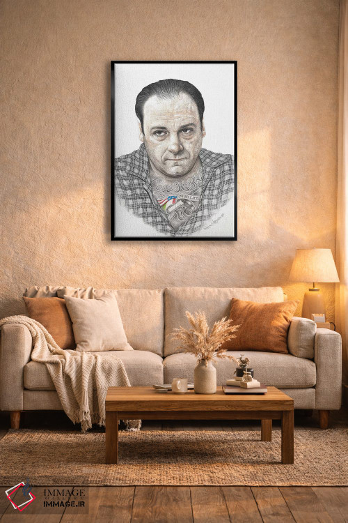 تابلو دکوراتیو تونی سوپرانو اثر اینکد آیکونز - D5B