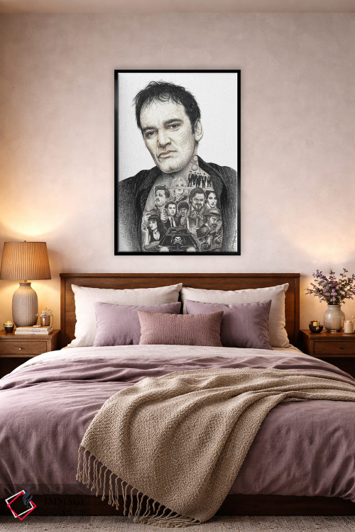 تابلو دکوراتیو تارانتینو اثر اینکد آیکونز - D4B