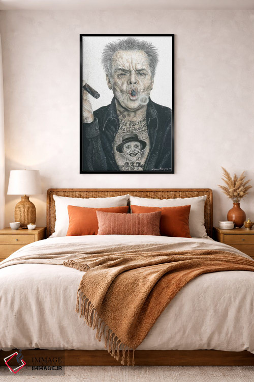 تابلو دکوراتیو نیکلسون اصلی اثر اینکد آیکونز - D6B