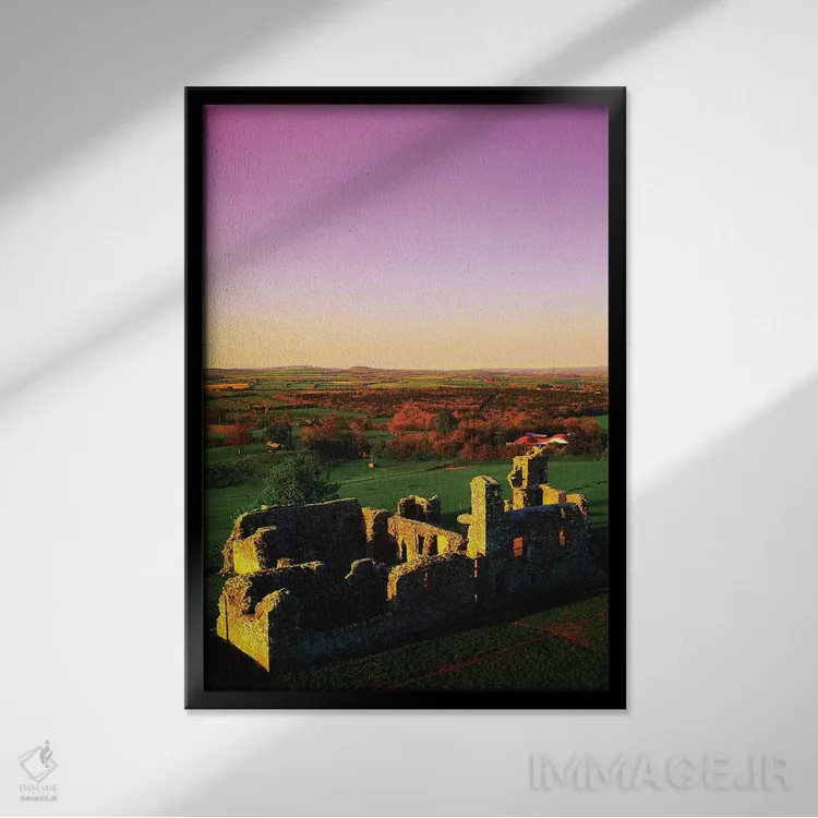 تابلو دکوراتیو کالج فرانسیسکن ، اسلین، شهرستان میث، ایرلند اثر ایریش ایمیج کالکشن - نمای قابدار مشکی