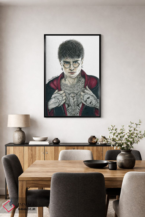 تابلو دکوراتیو هری پاتر اثر اینکد آیکونز - D4B