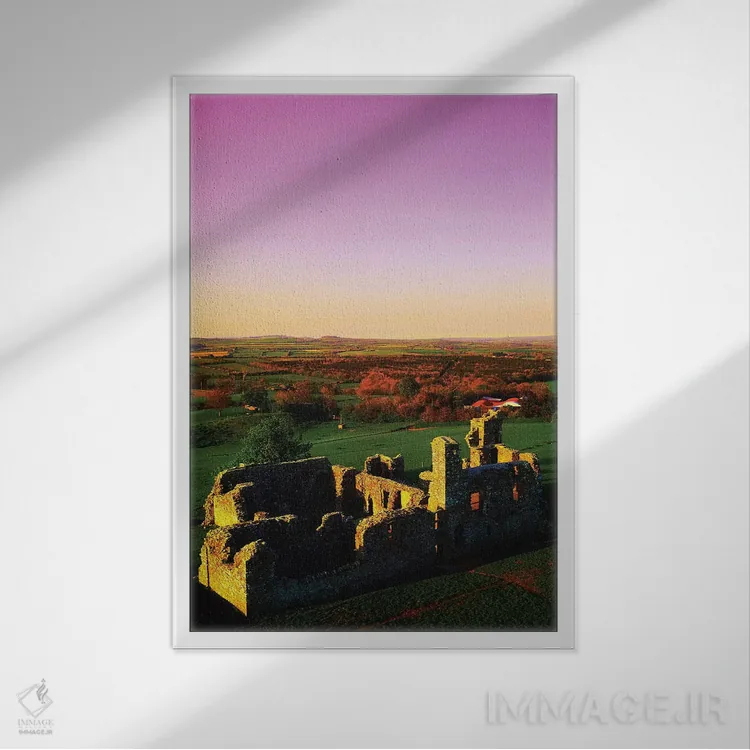 تابلو دکوراتیو کالج فرانسیسکن ، اسلین، شهرستان میث، ایرلند اثر ایریش ایمیج کالکشن - نمای قابدار سفید