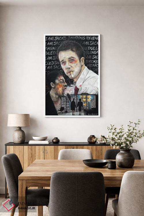 تابلو دکوراتیو باشگاه مبارزه I اثر اینکد آیکونز - D3W