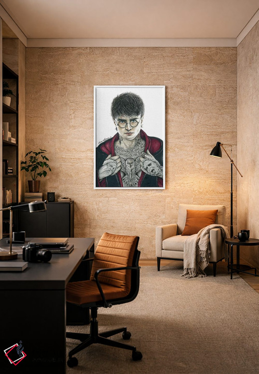 تابلو دکوراتیو هری پاتر اثر اینکد آیکونز - D5W