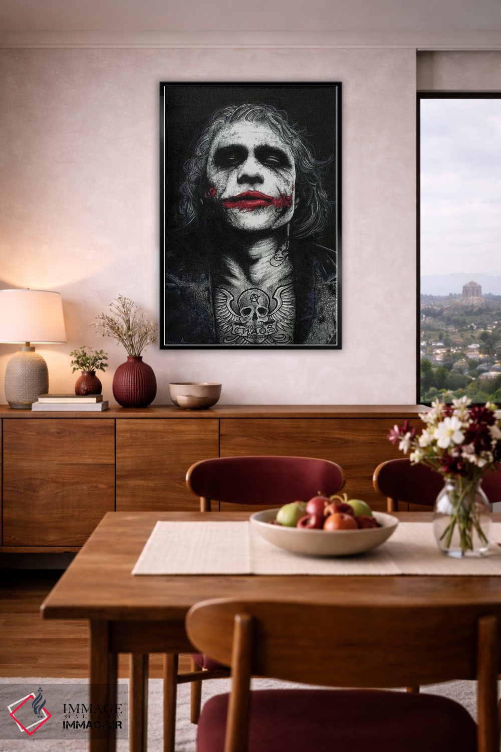 تابلو دکوراتیو جوکر اثر اینکد آیکونز - D5B