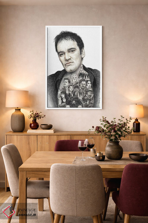 تابلو دکوراتیو تارانتینو اثر اینکد آیکونز - D5W