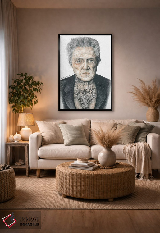 تابلو دکوراتیو واکن اصلی اثر اینکد آیکونز - D4B