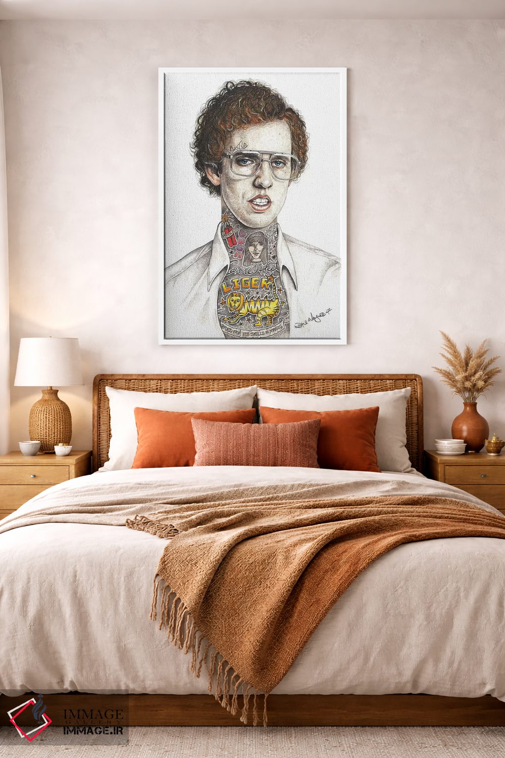 تابلو دکوراتیو ناپلئون باورامیت اثر اینکد آیکونز - D3W