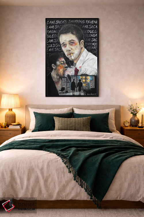 تابلو دکوراتیو باشگاه مبارزه I اثر اینکد آیکونز - D4B