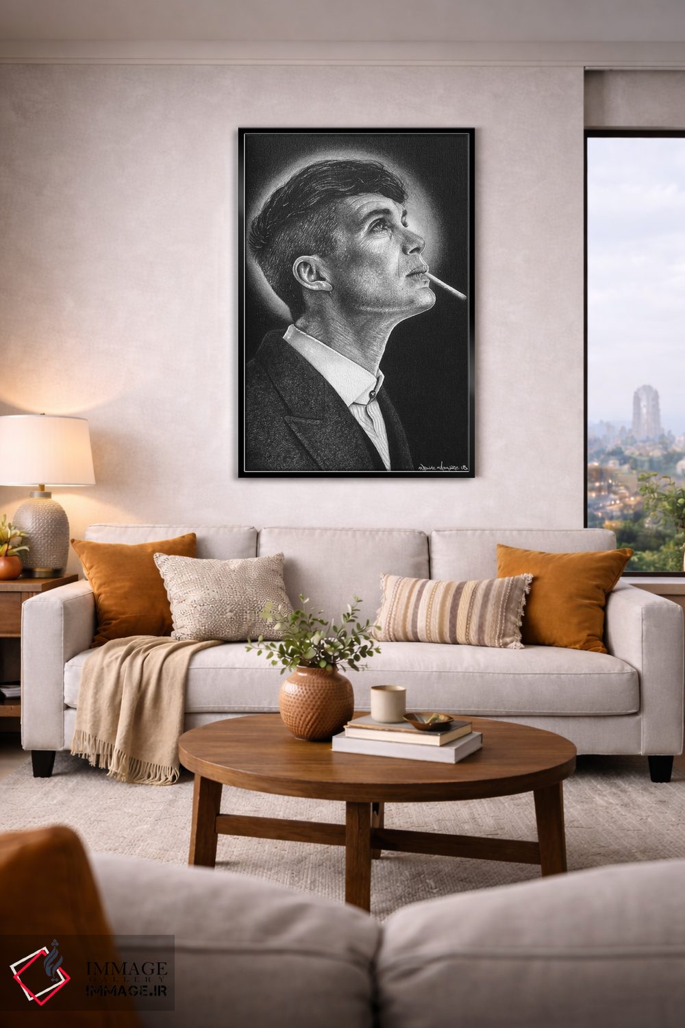 تابلو دکوراتیو تامی اثر اینکد آیکونز - D3B