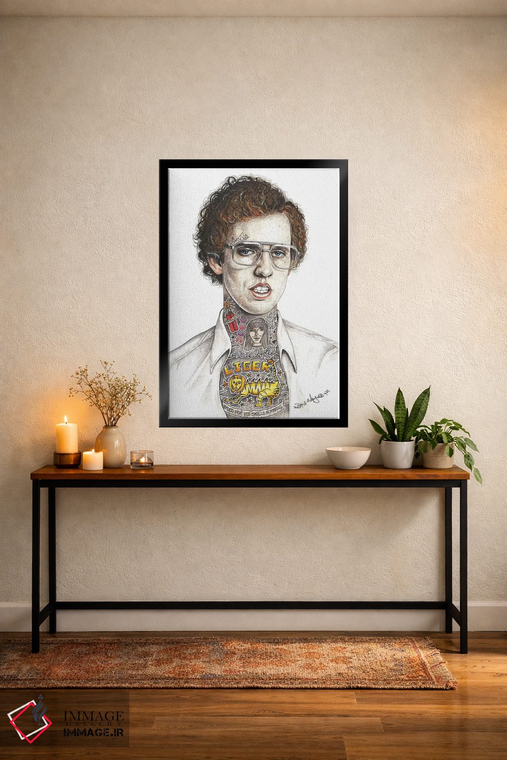 تابلو دکوراتیو ناپلئون باورامیت اثر اینکد آیکونز - D5B