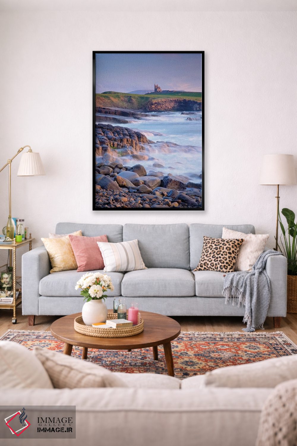 تابلو دکوراتیو قلعه کلاسابون، مولاغمور، شهرستان اسلایگو، ایرلند، قل… اثر ایریش ایمیج کالکشن - D1B