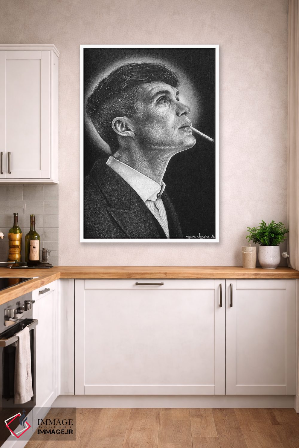 تابلو دکوراتیو تامی اثر اینکد آیکونز - D6W