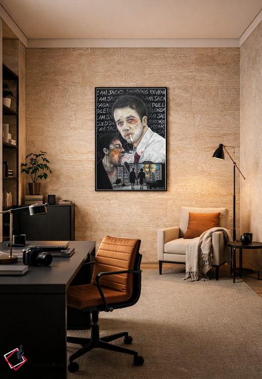 تابلو دکوراتیو باشگاه مبارزه I اثر اینکد آیکونز - D6B