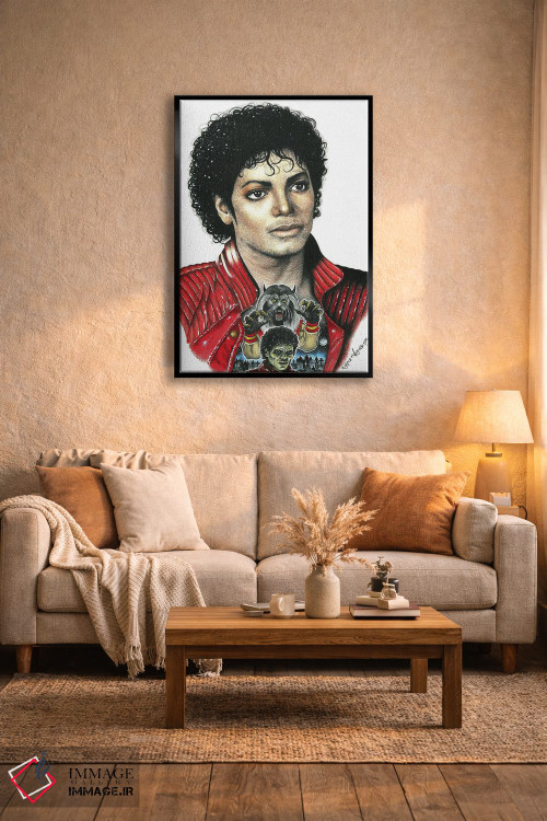 تابلو دکوراتیو تریلر - ام جی اثر اینکد آیکونز - D5B