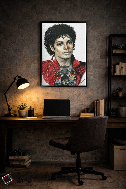 تابلو دکوراتیو تریلر - ام جی اثر اینکد آیکونز - D6B