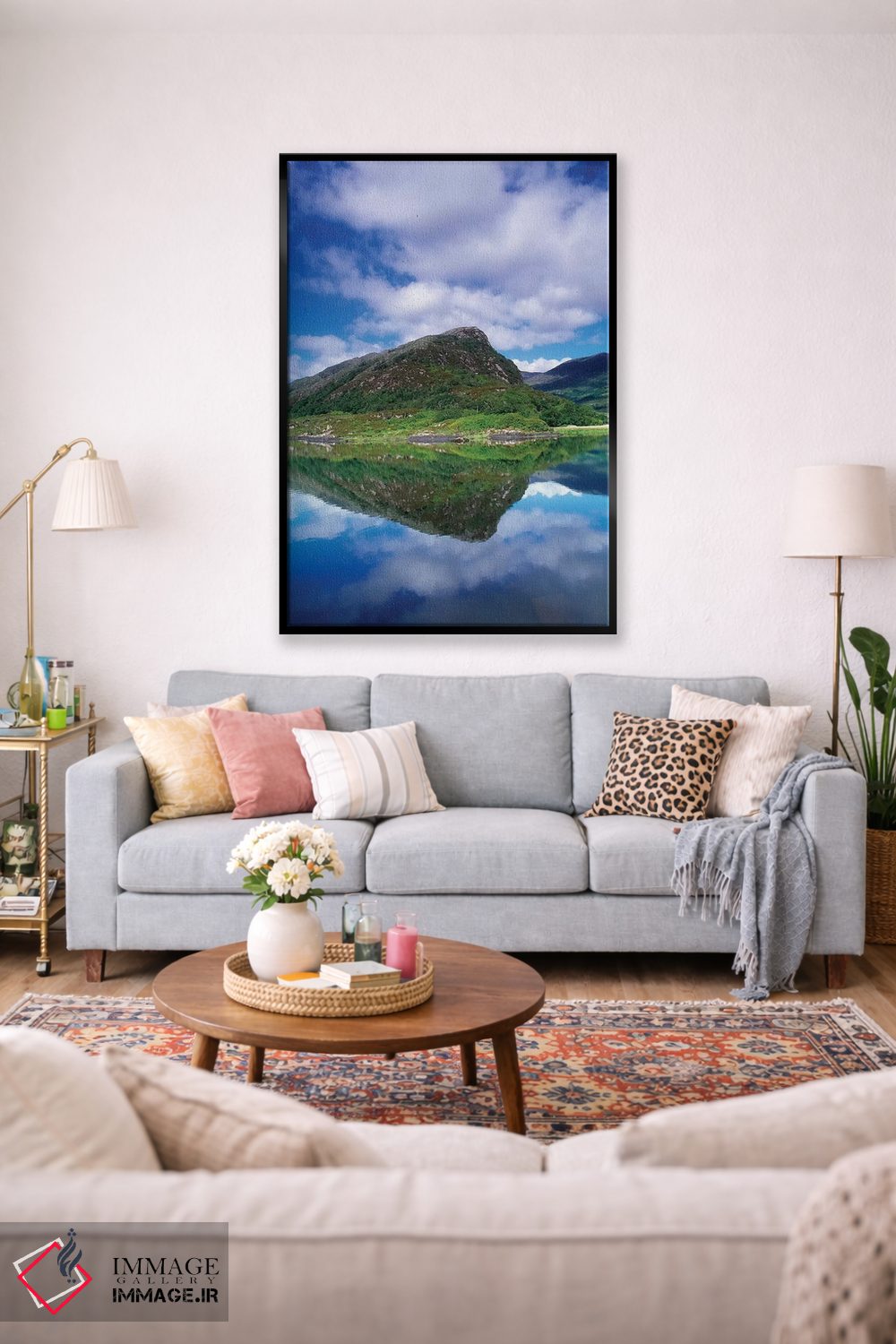 تابلو دکوراتیو آشیانه عقاب، پارک ملی کیلارنی، شهرستان کری، ایرلند؛… اثر ایریش ایمیج کالکشن - D1B