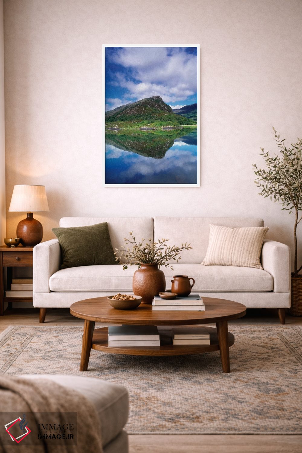 تابلو دکوراتیو آشیانه عقاب، پارک ملی کیلارنی، شهرستان کری، ایرلند؛… اثر ایریش ایمیج کالکشن - D3W