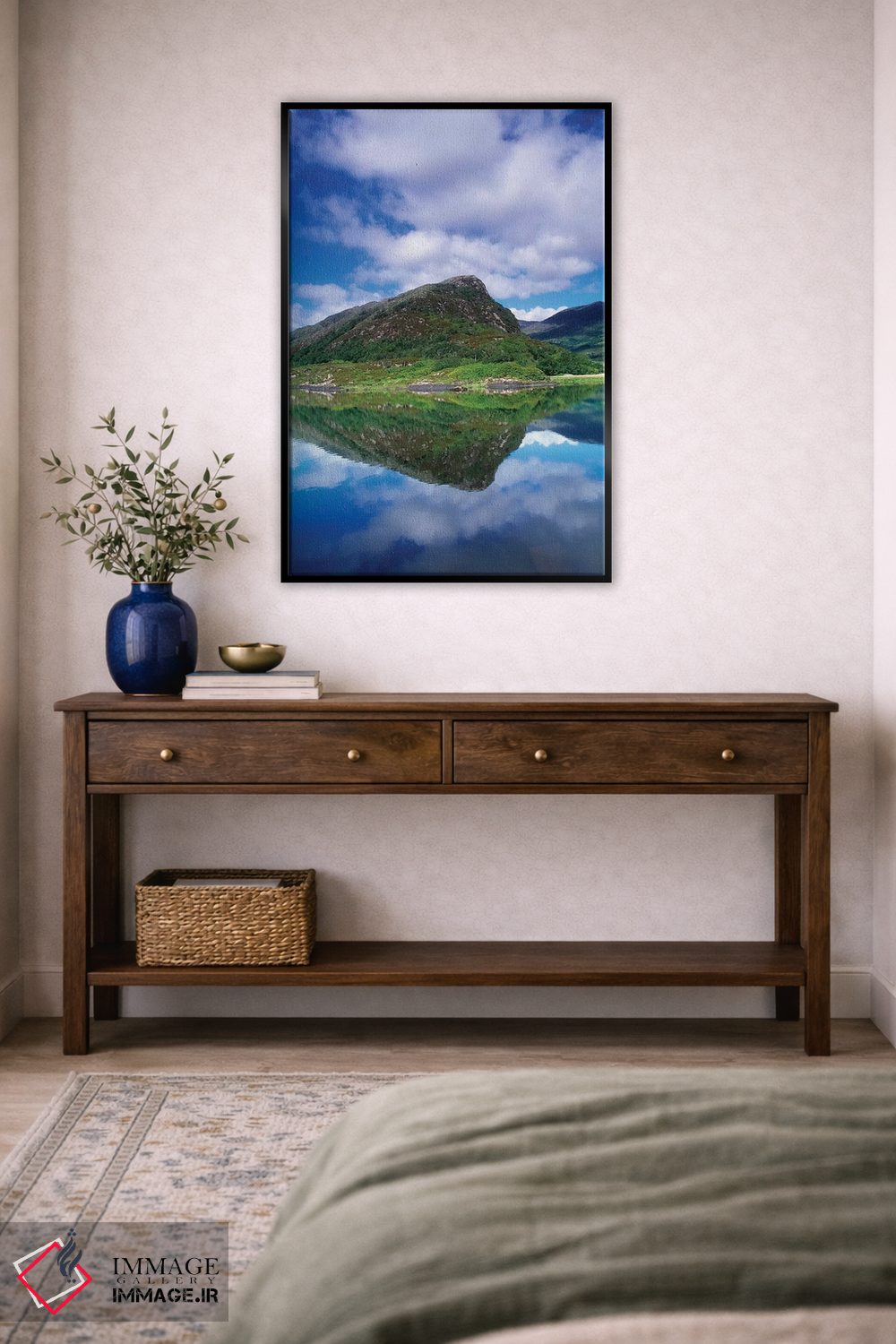 تابلو دکوراتیو آشیانه عقاب، پارک ملی کیلارنی، شهرستان کری، ایرلند؛… اثر ایریش ایمیج کالکشن - D5B