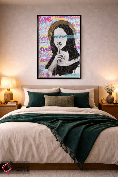 تابلو دکوراتیو راز مونـا اثر اینس کاپلون - D6B