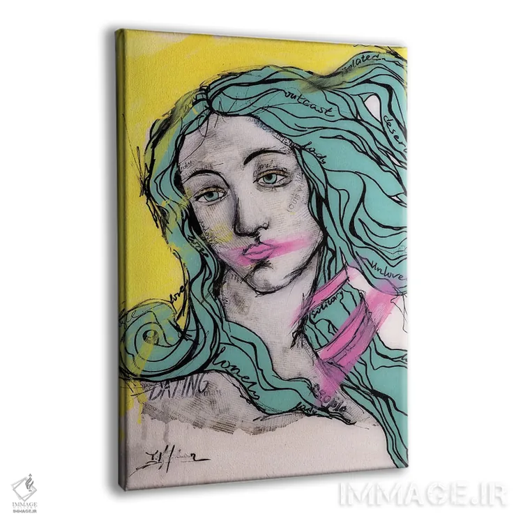 تابلو دکوراتیو تنها اثر اینس کاپلون - نمای پرسپکتیو محصول