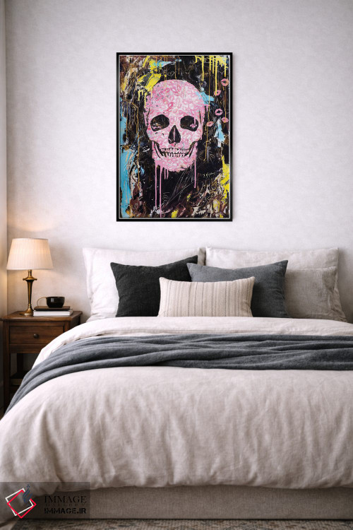 تابلو دکوراتیو بوسه جمجمه اثر اینس کاپلون - D6B