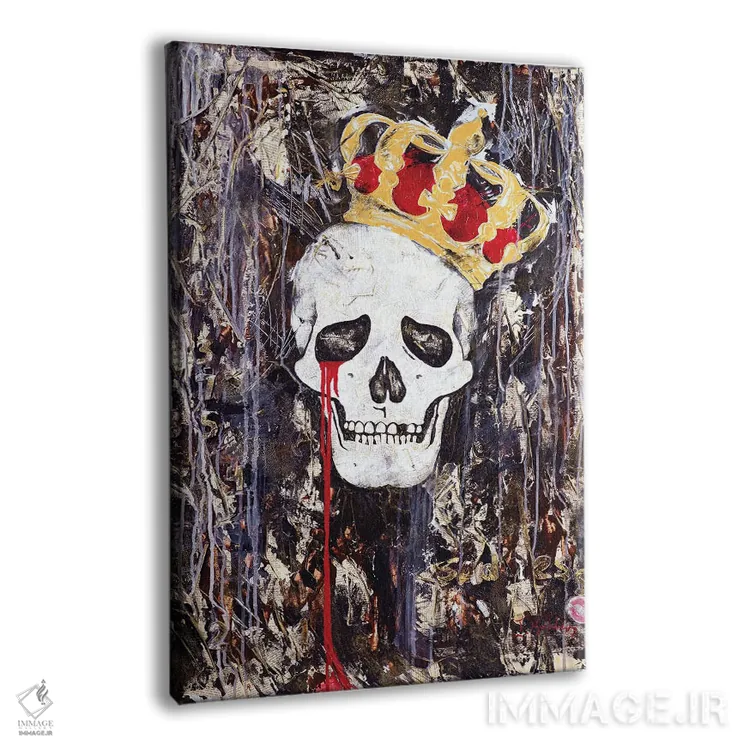 تابلو دکوراتیو شاه گریان اثر اینس کاپلون - نمای پرسپکتیو محصول