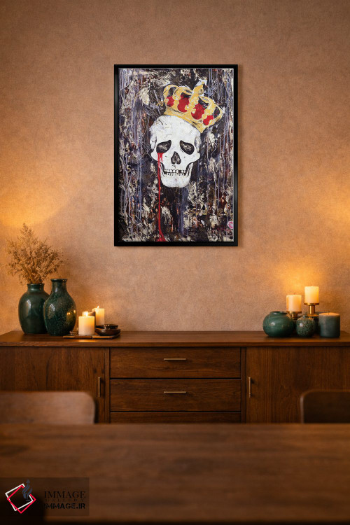 تابلو دکوراتیو شاه گریان اثر اینس کاپلون - D2B