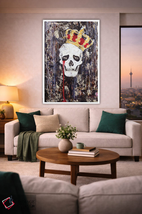 تابلو دکوراتیو شاه گریان اثر اینس کاپلون - D1W