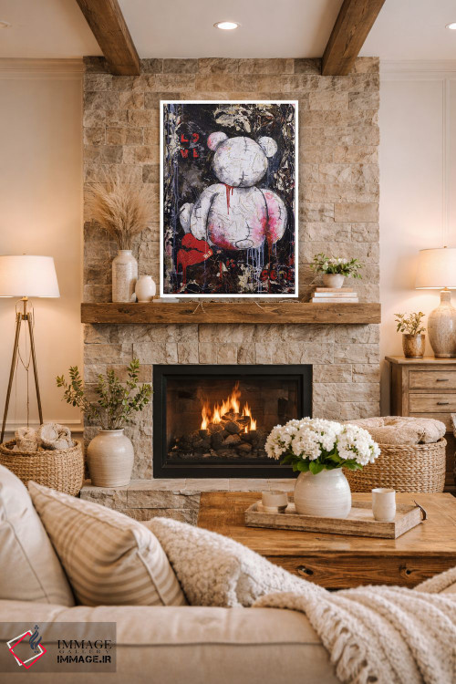 تابلو دکوراتیو عشق رفته است اثر اینس کاپلون - D1W